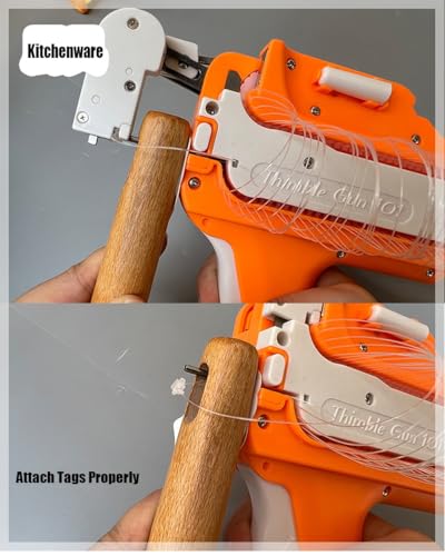 QUGURLID Heavy Duty Tagging Gun for Clothing and Retail,Plastic Staple Gun for Tags,Fast Garment Tag Attacher,Efficient Daily Essentials,1pcs/2min,Application