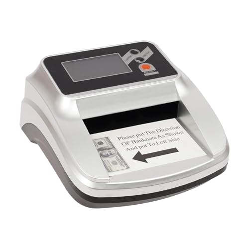 5 Portable Counterfeit Banknote Detector LCD Display Fast Counting