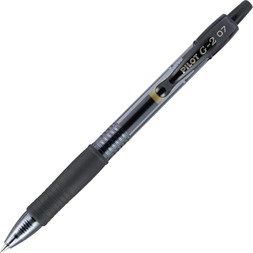 Pilot G2 Premium Gel Roller Pen, Retractable and Refillable, Fine Point 0.7 mm, Black Ink, 36 Count