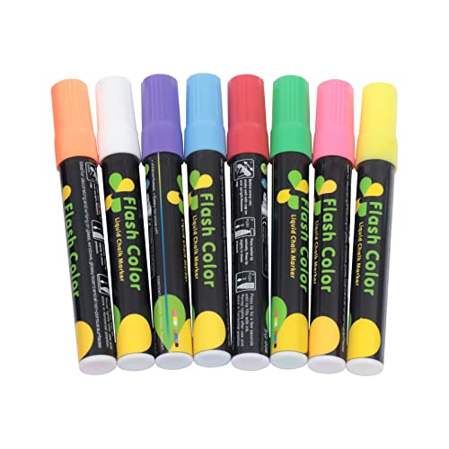 TOWIUOA LED Message Writing Board, 31.5 X 23.62'' Led Note Board Standing Menu Sign Board Led Message Board with 8 X Highlighters and Reinforced Brackets 7 Types Light Color for Menu Boards