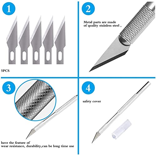 XDSRFVW Set Craft Vinyl Weeding Tools Basic Tool Kit for Silhouettes Cameos Lettering DIY Handmade