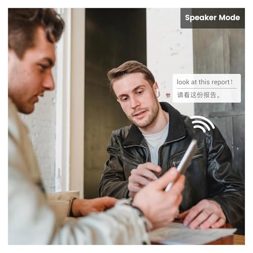 Online/Offline Voice Translator Earbuds Supports 144 Languages Translation Wireless Bluetooth Headset Instant Two Way(M3 Online Version)