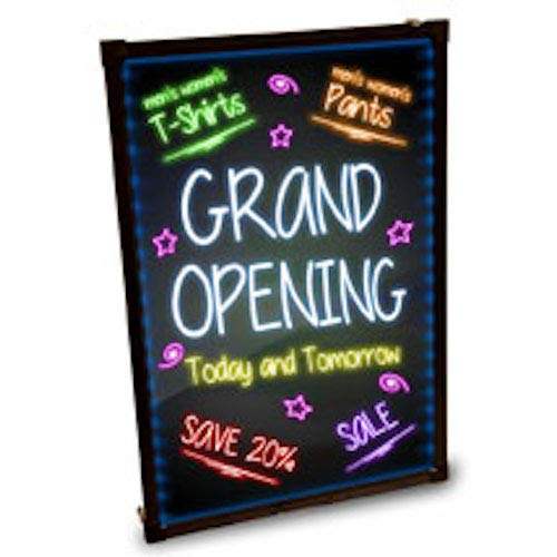 LED Back Lit Erasable Message Board 24 W x 31.5 H Inches