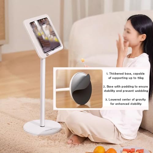 UBNMIUBV Adjustable Portable Floor Book Stand & Lectern Holder, Height 86.5-135Cm, Ideal for Classroom, Home, Music Room, Speech, School - Black Color,Black