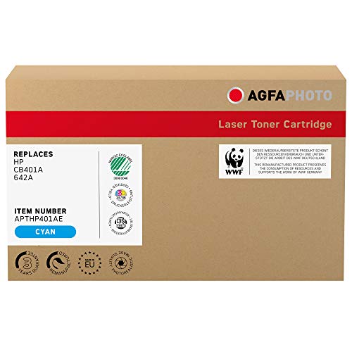 Agfaphoto APTHP401AE Copy and Laser Printer Catridges for HP Color Laserjet CP4005/CB401A