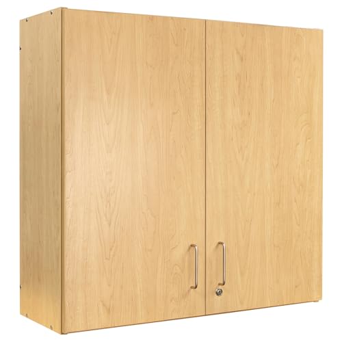 Tot Mate 4-Compartment Wall Cabinet 37" Wide (Ready-to-Assemble, Maple/Maple)