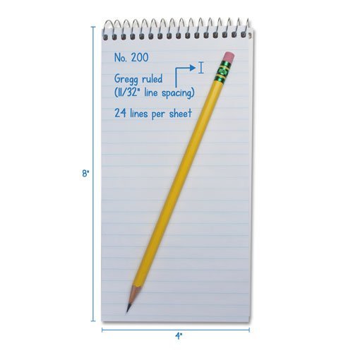 Portage Notebooks Small Notebook - Spiral Notepad for note-taking 4x8 - Small Notepad with stiff backing for Reporters - 12 Pack of Small Note Pads for Journalists and Writers, 70 sheets