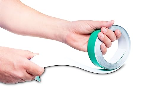 MAUL Ferroband, self-Adhesive Magnetic Wire wall Rail, White, White, 6212002