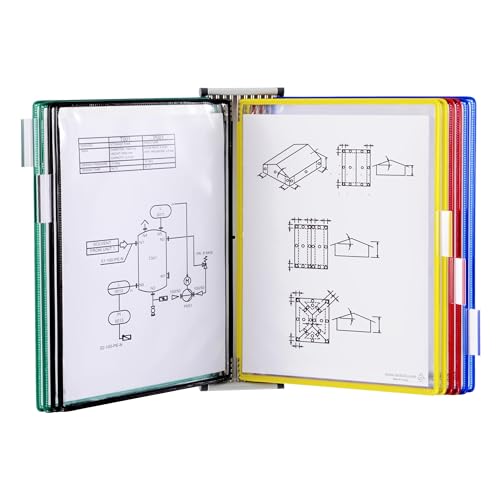 Djois Tarifold Magnetic Wall Unit with 10 Pockets