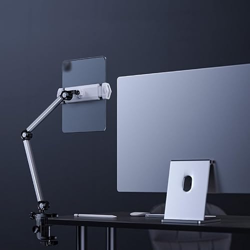 Lazy Person Stand Aluminum Alloy Can Rotate 360 Degrees Mobile Phone Stand Overhead Desktop Stand(D) (D)