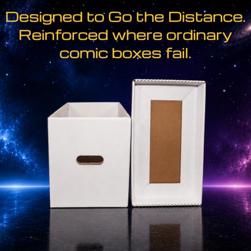 Little Star Storage THE DURABLE COMIC BOX Graded Comic Book Storage Boxes, 5-Pack, (Special Edition)