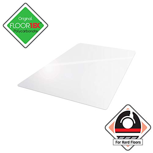 Floortex® Ultimat® Strong Polycarbonate Rectangular Chair Mat for Hard Floor - 48" x 79"