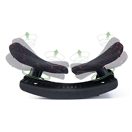 UIOLCFF Adjustable Car Chair Back Support Seat Lumbar Waist Cushion Ventilate Mesh Pad for Office Home