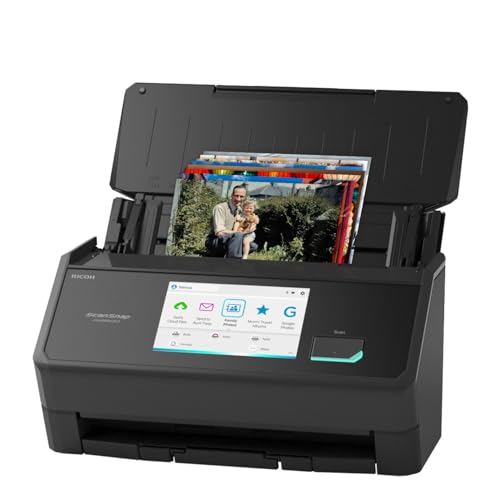 ScanSnap iX2500 Photo Edition Wireless or USB High-Speed Scanner, Black