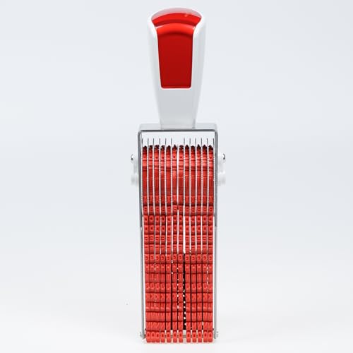 BS-5H40W34L Custom Rotating Rubber Stamp, Fully Customizable, Impression Height 0.15-0.20 inch (3.75-5mm), Impression Width 1.19-1.57 inch (30-40mm), 33-34 Rows, Made in Japan
