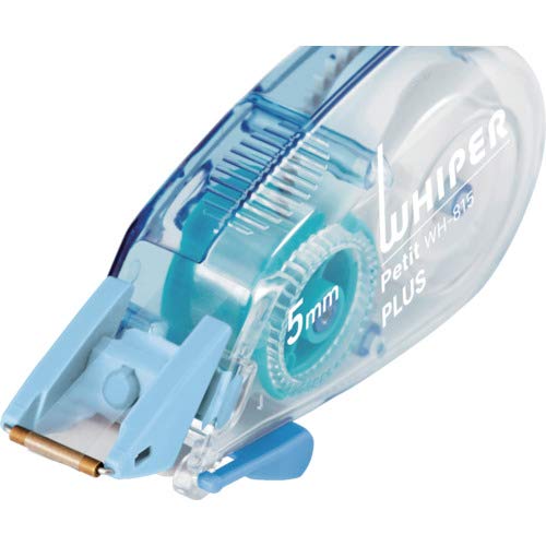 Plus WH-816-3P Correction Tape, White Petite, 0.2 inches (6 mm), Green, Pack of 3 49-246