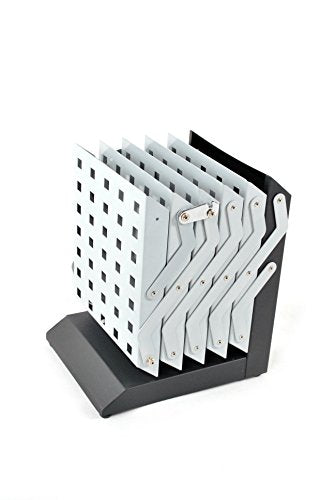 Displayfactory Heavy Duty Metal Pocket Magazine Brochure Literature Catalog Holder Rack Stand Tradeshow Display (5 Pockets)