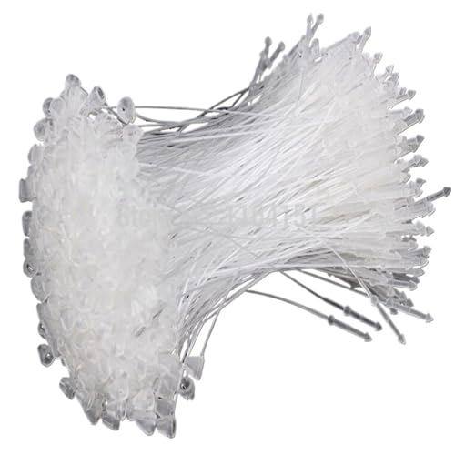 Tag Gun Fasteners 5000pcs 7" Transparent PP Loop Pins Tag Hanger Fasteners NO TAG Gun Required Clothes Handwork Garment Accessory
