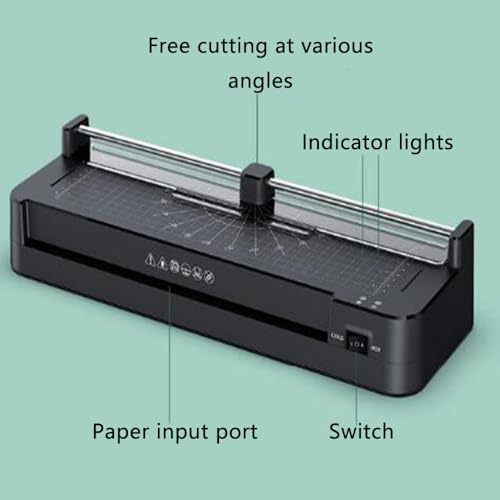 A3 Photo Laminating Machine,with Laminating Sheets 40 Pcs,13 Inch Thermal & Cold Laminating Machine, with Paper Trimmer