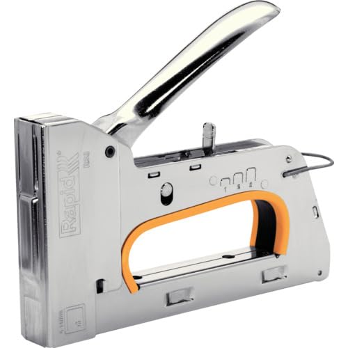 Rapid Heavy Duty Manual Staple Gun PRO R33 for No. 13 Staples, Carpet Staple Gun with 3-Step Force Adjuster, Easy Squeeze Trigger, and Ergonomic Handle, Made in Sweden (5001669)