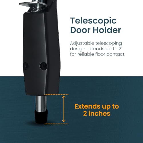 Pacific Doorware Step Down Door Stopper Heavy Duty, Bronze, 6 Pack