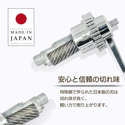 Carl Office Instrument Angel 5 Gran Konic, Red, Tabletop Manual Pencil Sharpener, Adjustable Tip, Made in Japan A5GRC-R