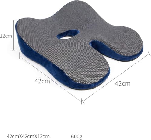 EZLQGBWKPDT Perfect cushion, memory foam and seat; combining quality and therapeutic comfort, specially designed to encase and support your body, helping to relieve pain in the back, hips and tailbone