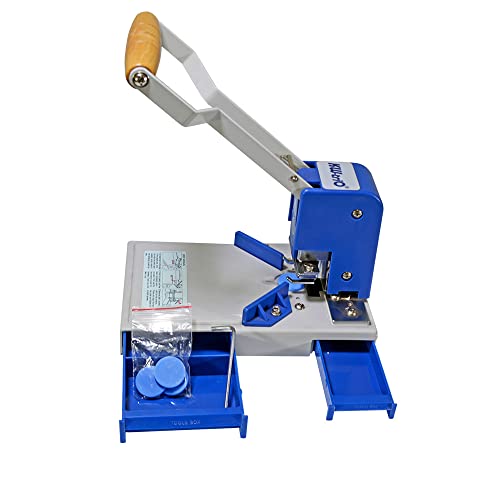 Sysform PrintFinish Desktop Corner Rounding Machine with one 1/4"" Die (die Blade Punch Cutter), Easier way to Cut Multiple Sheets, Blue / Gray