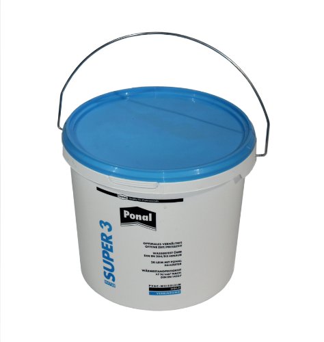 Ponal 44219 Wood Glue Waterproof 5kg, White