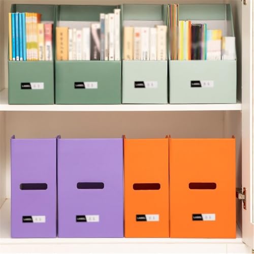 File Organizer Magazine File Holder for Files for Paper Literature Documents Desk(White)