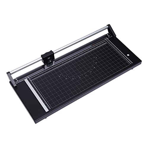 24 Inch Manual Precision Rotary Paper Trimmer Photo Paper Cutter Rotary Paper Cutter Trimmer Professional Rolling Trimmer