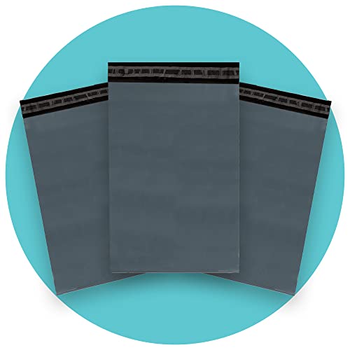 Triplast 9 x 12-Inch Plastic Mailing Postal Bag - Grey (Pack of 500)