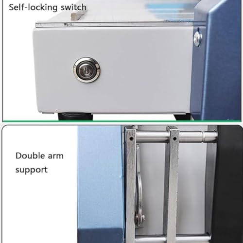 ELUKHT Electric Paper Book Stapler Creaser, A3 Saddle Stitch Flat-Clinch Automatic Binding Machine Folder Creasing Machine, Brochure Stapler
