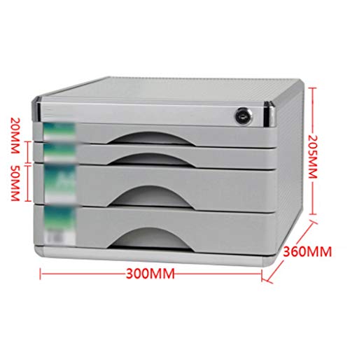 File Manager- Desktop Storage Box - Drawer Type Multi-Layer Cabinet with Password Lock Office