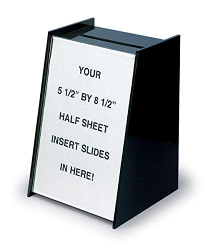 Displays2go Small Ballot Box with Sign Holder
