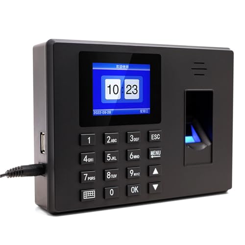 Time Clocks, Clock Attendance Control Machine With Fingerprint, Time 2