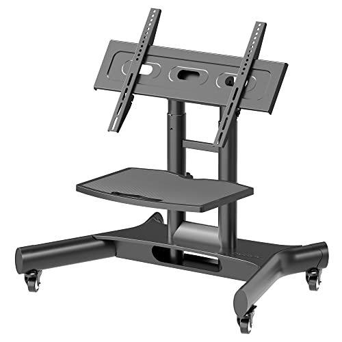 ONKRON Mobile TV Stand 32-70 Inch, up to 89 lbs, max VESA 600x400, Black