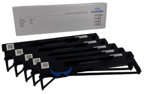 DASCOM 99007 Impact Ribbon for 1140, 1145 Printers. Pack of Ribbons
