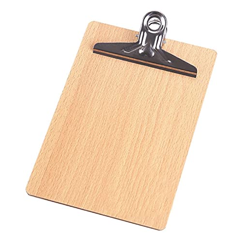 Filing Envelopes Writing Pad School Supplies Note Board Wooden Clipboard Storage File Folders Board Paper Holders Clip Board Office Plastic Folders (Color : A)