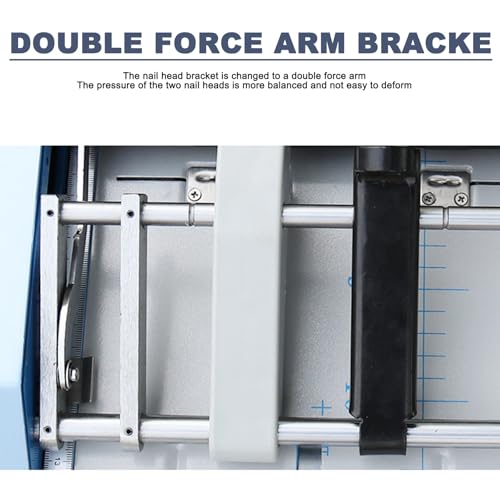 ddingsmafosee A3/Five Staple Holes Brochure Stapler Folding Machine, Electric Paper Book Stapler Creaser, Manual Paper Booklet Folder Booklet Making, Booklet Making Machine/for Printing Factories