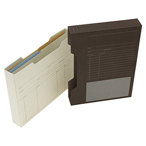 Knox 52476600 Personal Organizer, Refill, File Box, A5, Gray