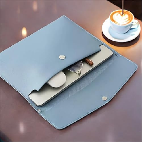 Expanding File Folder 5/10pcs Stylish A4 Folder with Snap Closure Office Accessories Smooth Textured Finish Ideal for Business Professionals(Blue,10pcs)
