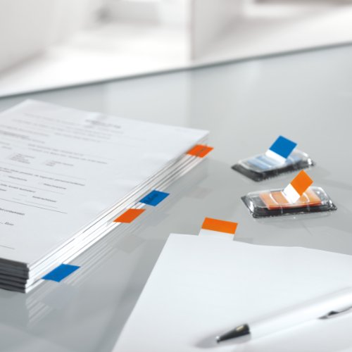 SIGEL HN494 Index Page Marker, Film, Strip-Size:25x43 mm, 50 Strips, Orange (Pack of 12)