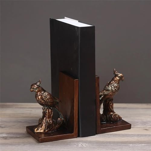 Book Organizer Bookends Book Holders Bookshelf Decorations Tabletop Decor for Living Room Shelf