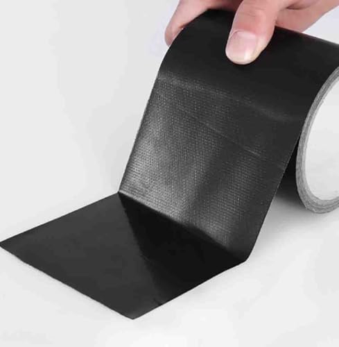 Leather Repair Kit Tape for Car Upholstery Seat Repair, Self-Adhesive Fabric Patch for Motorcycle, Leather Couch Repair Patches (Black,10x4000cm)