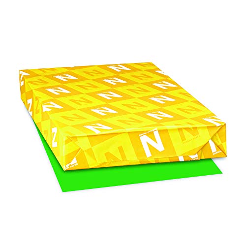 Astrobrights Color Paper, 11” x 17”, 24 lb/89 GSM, Gamma Green, 500 Sheets (22543)