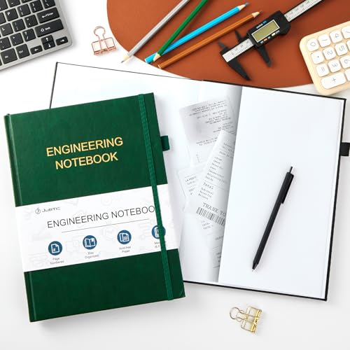 JUBTIC Engineering Notebook for Project Organization, 8.5" x 11"