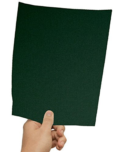 100 Dark Green Linen 80# Cover Paper Sheets - 11" X 17" (11X17 Inches) Tabloid|Ledger|Booklet Size - 80 lb/pound Card Weight - Fine Linen Textured Finish - Deep Dye Quality Cardstock