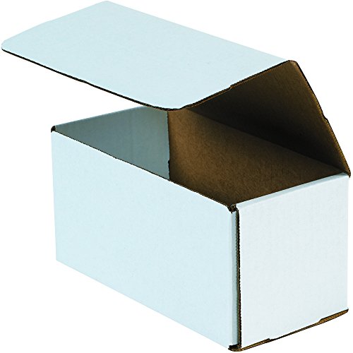 BOX USA Mailer Boxes Small 10"L x 5"W x 5"H 50-Pack - Corrugated Cardboard Box for Shipping, Moving, Mailing, Packing, Packaging and Storage