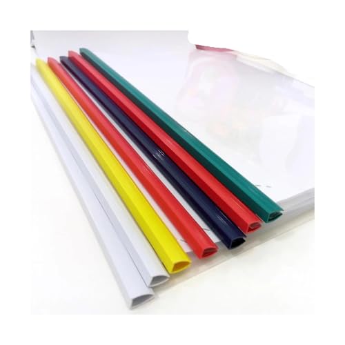 40 Pcs A4 Binding Bars 25mm Slide Grip Capacity Report Binder Presentation